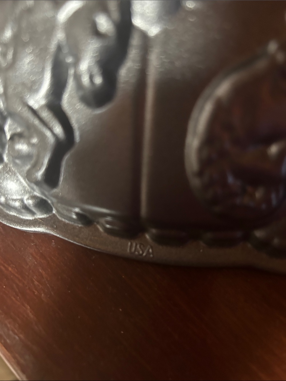 Nordic Ware Black Metallic Carousel Bundt Pan – Decorative Cast Cake Mold - Picture 7 of 8